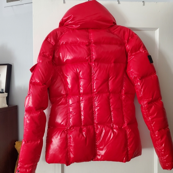 SAM Red Puffer Jacket Sz M - Picture 3 of 4